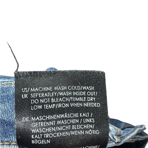 Liverpool Jeans Company Womens Distressed Mid-Rise Skinny Jeans Blue Size 6 / 28 - Picture 11 of 11